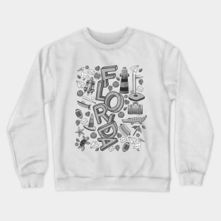 Florida Grey Doodle Crewneck Sweatshirt